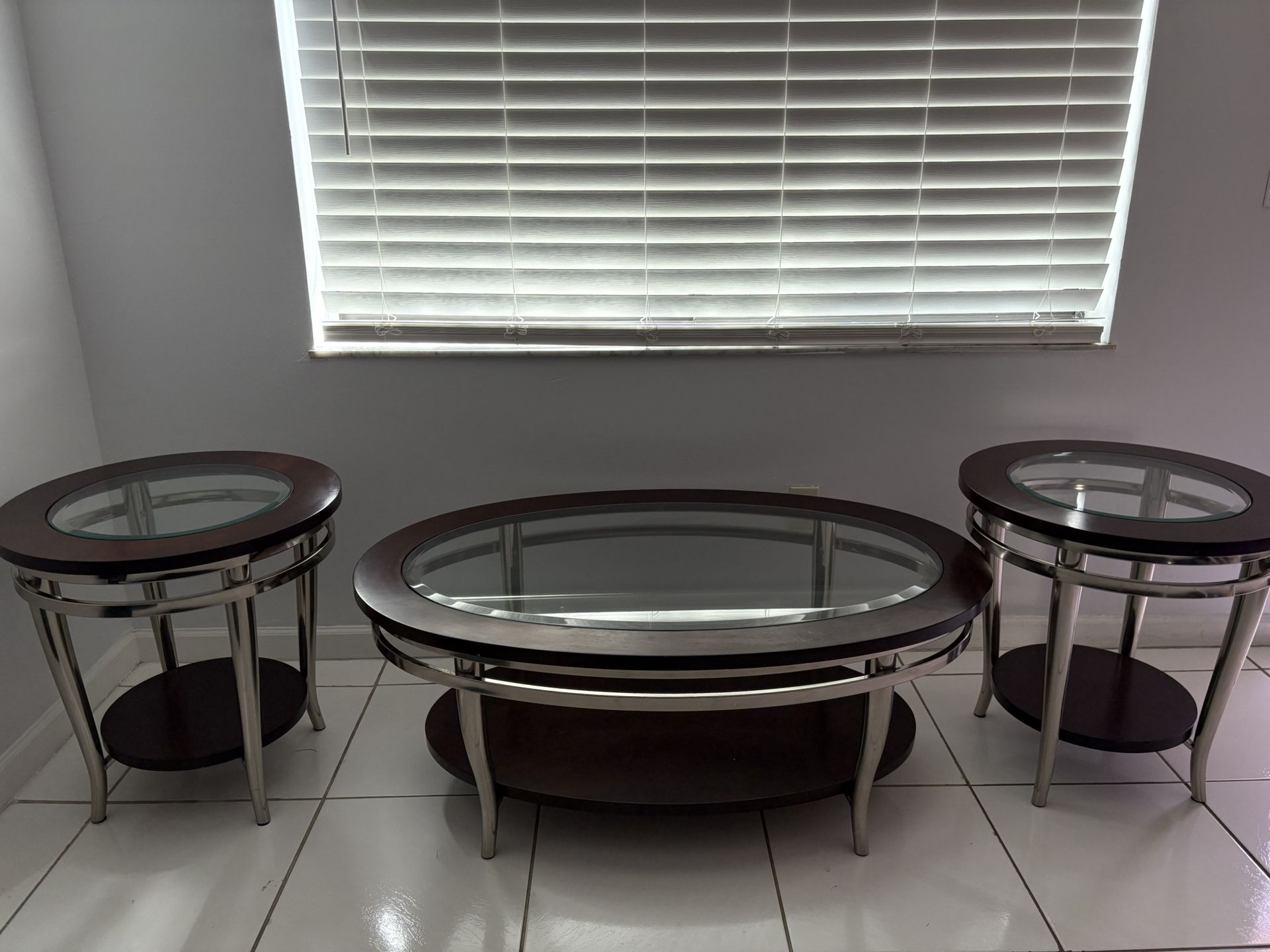 One Coffee Table And Two Side Tables
