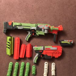 Nerf Guns- Disc Shooters & Accessories-$45