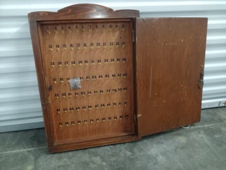 Antique Wall Mounted Key Storage