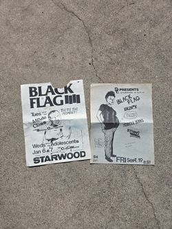 2 Black Flag Og Flyers