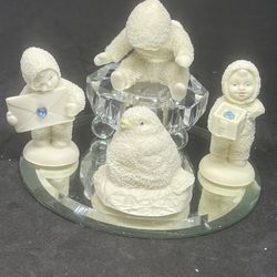 Department Dept 56 Snow Babies Lot Of 4 Retired Figurines Collectibles Christmas