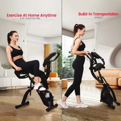 RELIFE 3 in 1 Exercise Bike Folding Exerpeutic Bike