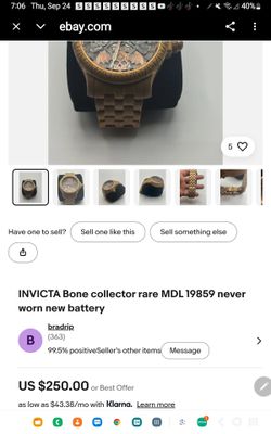 Invicta Artist Series Bone Collector silver-tone engraved skull motifs watch