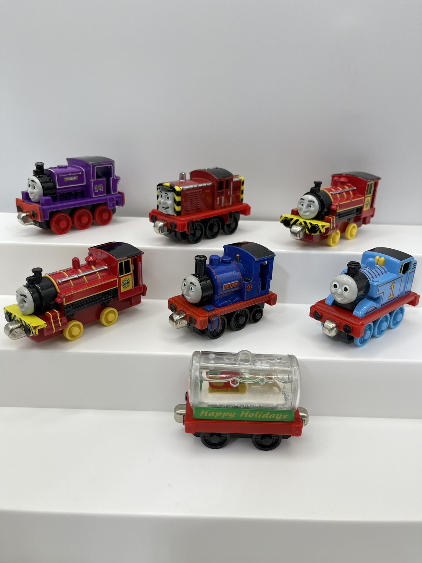 Thomas & Friends TRAINS Take Along Play Die-Cast Train Tank Engine LOT OF 7