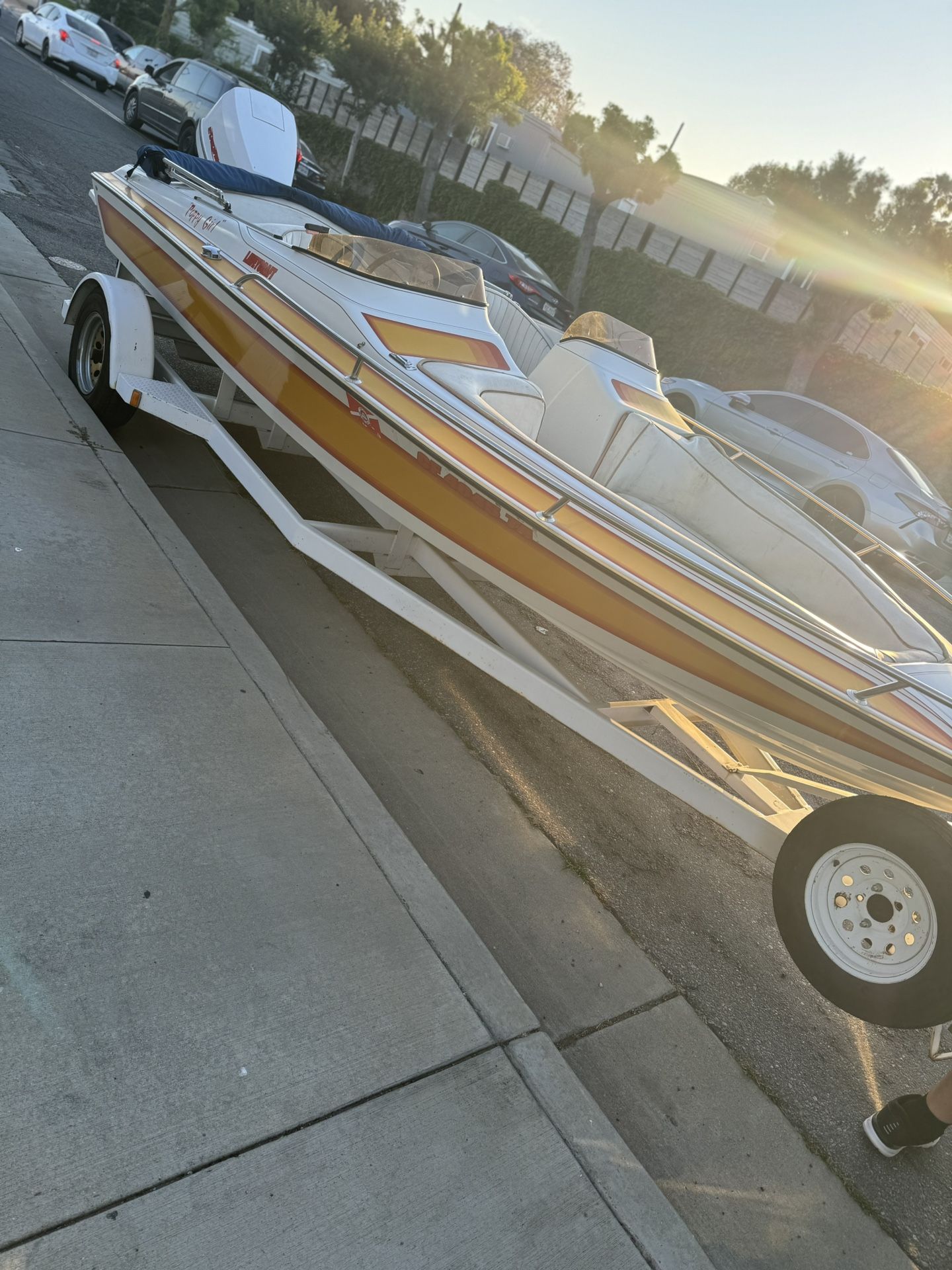 Laveycraft 2 Stroke Boat With Trailer