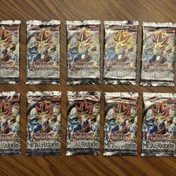 Yu-Gi-Oh! Metal Raiders 25th Anniversary Booster Packs (Sealed) – Lot of 10