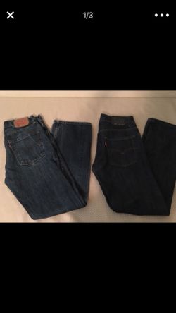 Levi’s 514 jeans size 16 regular 28 x 28 two pairs for $20