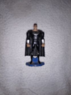 M A T T E L"Justice League"(Black And Silver Suit Superman Mini Figure)