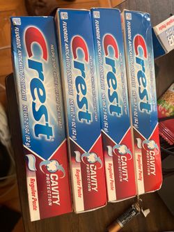 Crest cavity protection  4 for $11.00