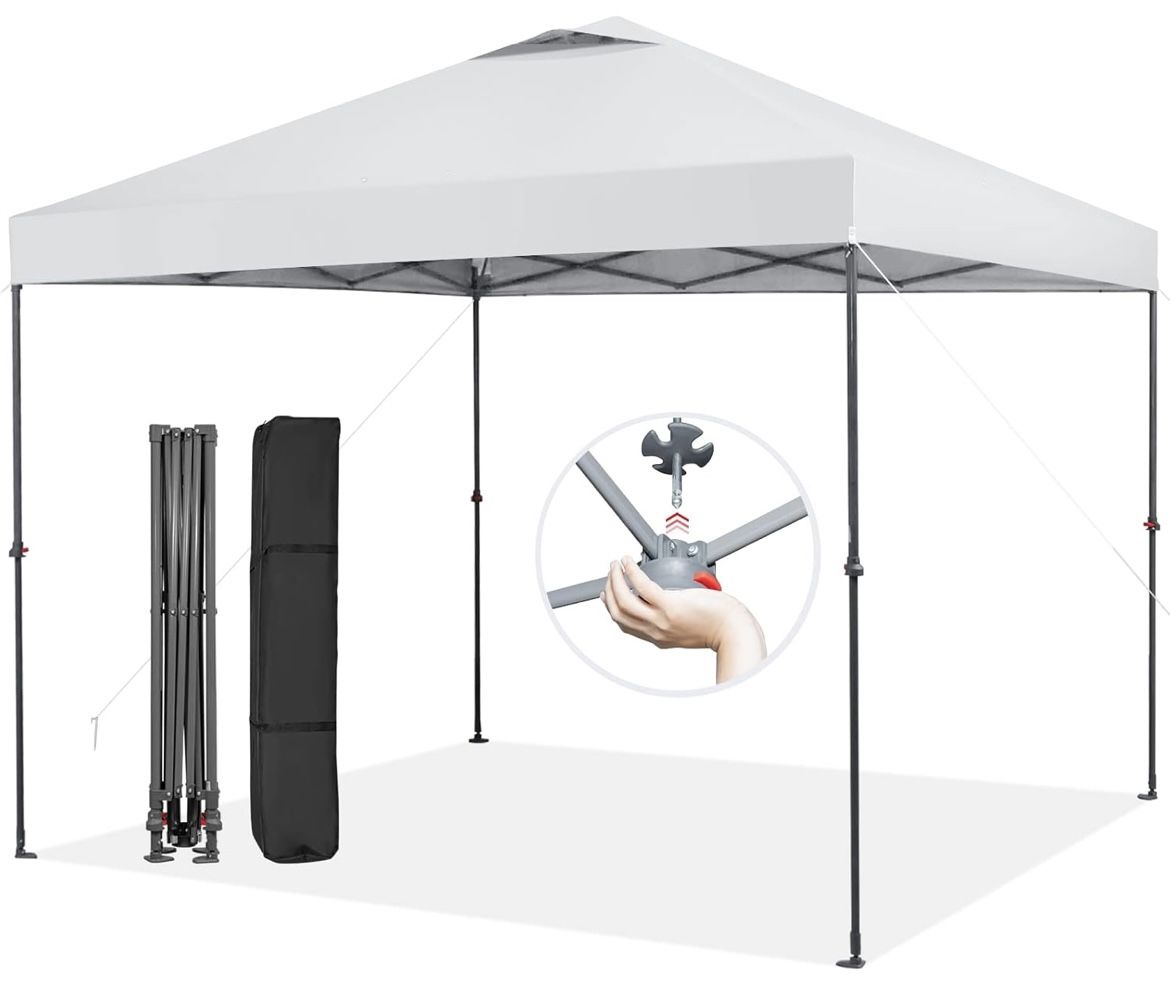 10x10 Ft Pop Up Canopy, Easy Set-up For Sale $49.00 50%+ OFF Retail $99.99 NEW IN BOX