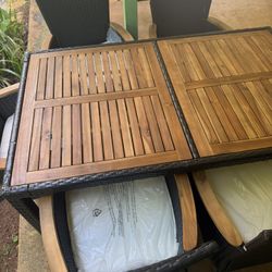 Brand new patio set- 7 Pieces $350