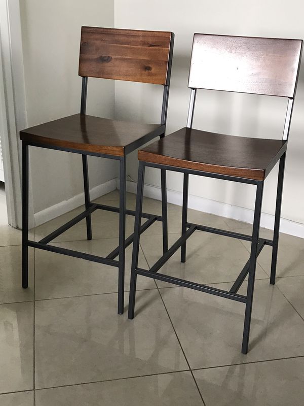 2 West Elm Bar Counter Stools For Sale In Sunrise Fl Offerup
