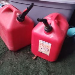 2 - 5 Gallon Gas Cans
