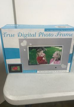 New ADS 7010PF True Digital Photo Frame 7" 3 in 1 Function Uses Memory Card LCD