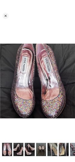 Steve Madden Glitter around Toe Pumps