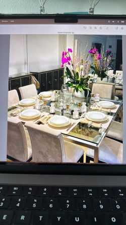 Square Dining Table With 8 Chairs