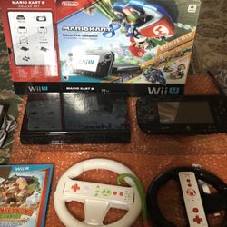 Rare Nintendo Wii U Mario cart Deluxe 32 Gig With Extras