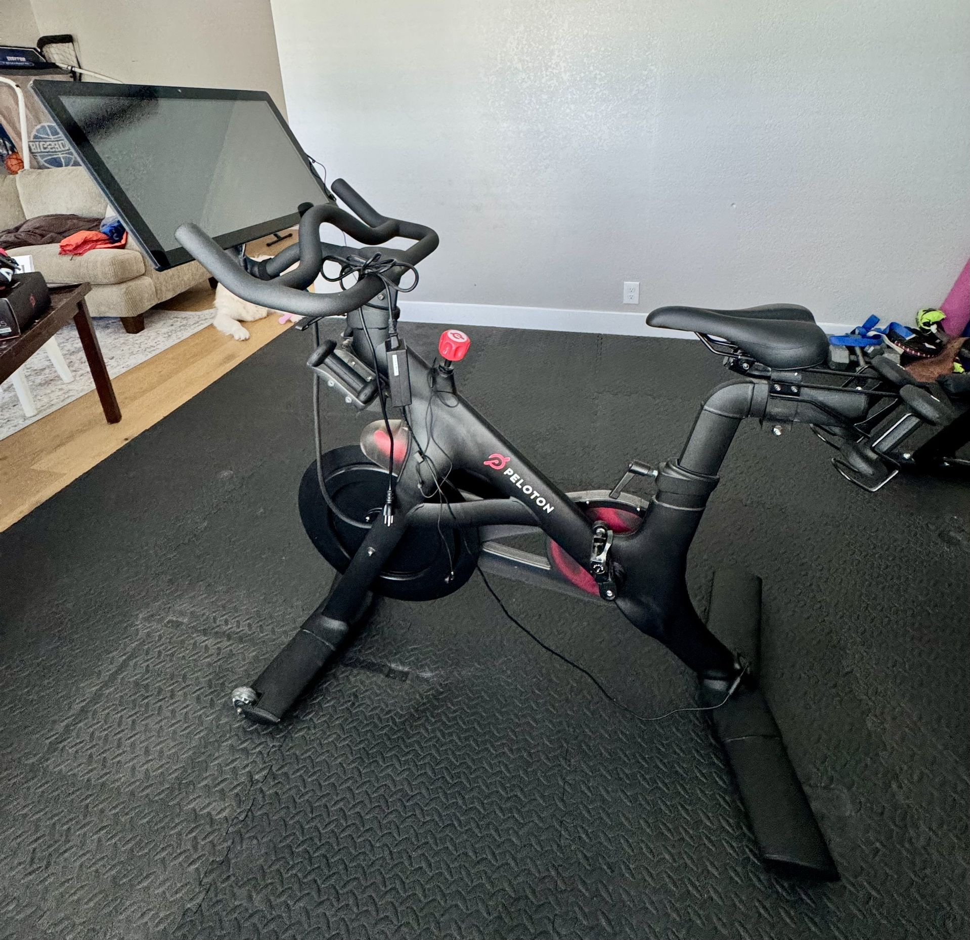 Peloton Bike + Shoes + Weights