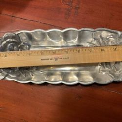 Alum Creation 1991 Tray Dish Floral