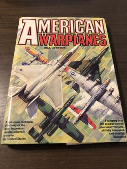 American Warplanes by Bill Gunston 1986 vintage book