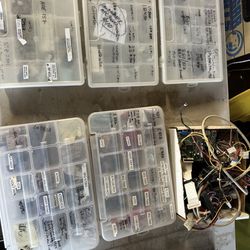 Huge Lot of Electric Components/ Arcade Monitor Repair 