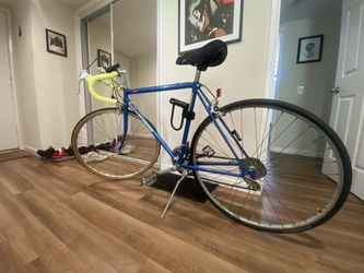Vintage 1985 Schwinn Sprint 50cm frame with bike lock