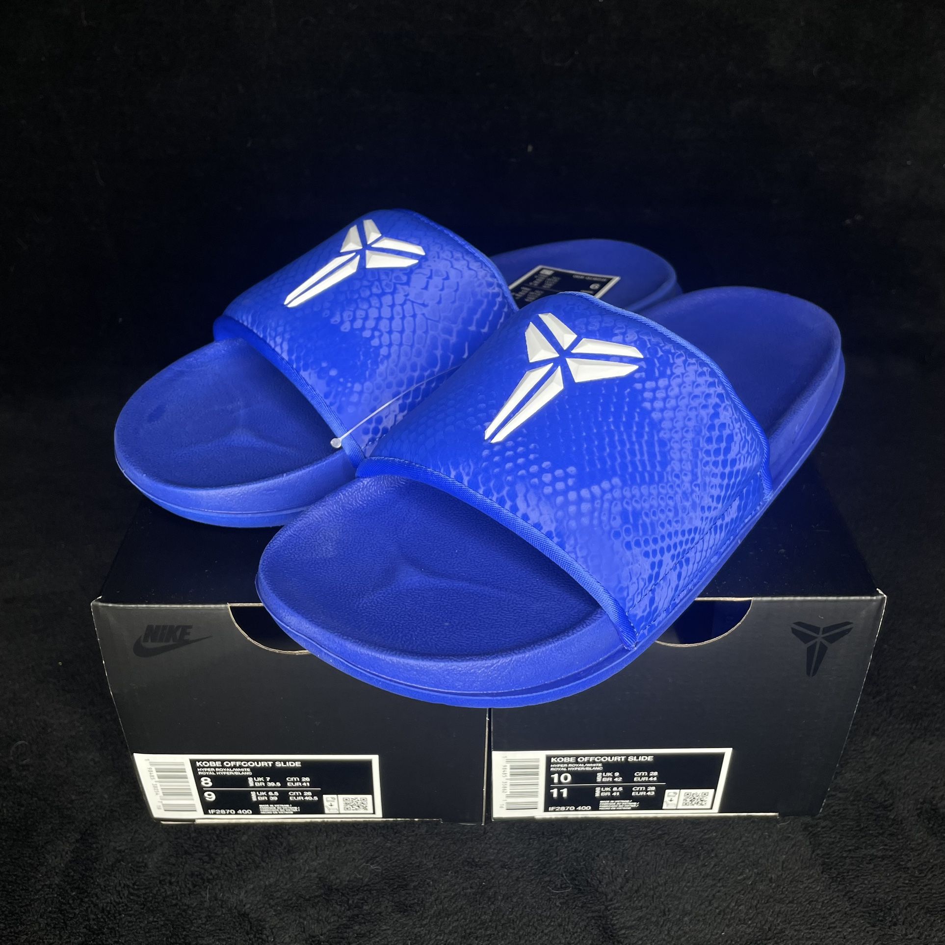 Nike Kobe Bryant Off Court Slide Blue IF2870-400 Men\'s 10 New with BOX Nike Kobe Offcourt Slides for sale, men main image 3