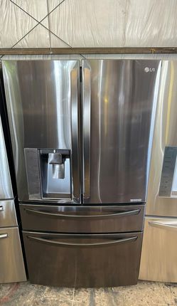 LG 4-Door Black Stainless Refrigerator
