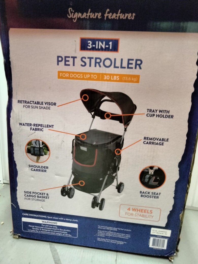 Top paw 3 in 1 dog stroller for sale in kent wa offerup