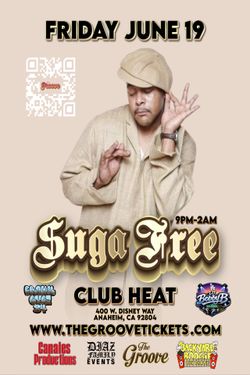 SUGA FREE LIVE ON STAGE AT CLUB HEAT ULTRA LOUNGE