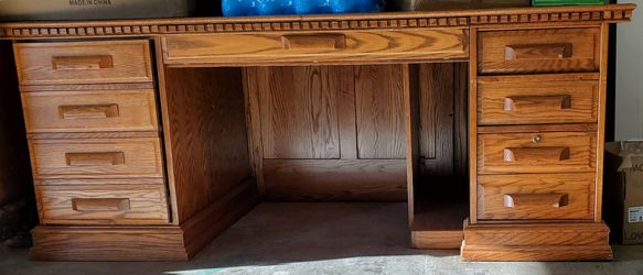 Large Custom Wood Office Desk