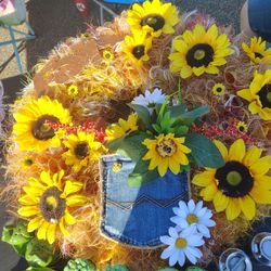 Sunflower Fall 🍁 Wreath  S30 