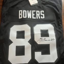 Brock Bowers Signed Raiders Jersey