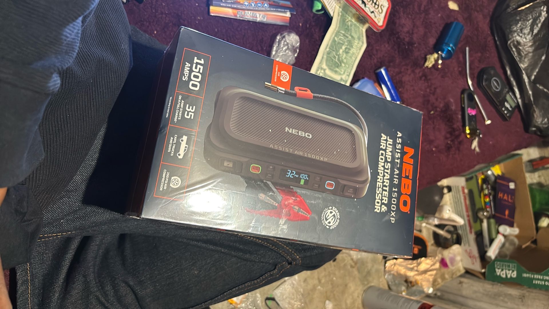 NEBO JUMP STARTER AND COMPRESSOR