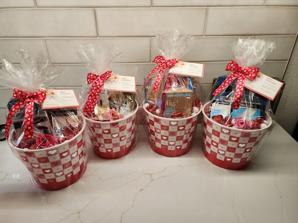 Valentine's Baskets Prices And Descriptions On Pics