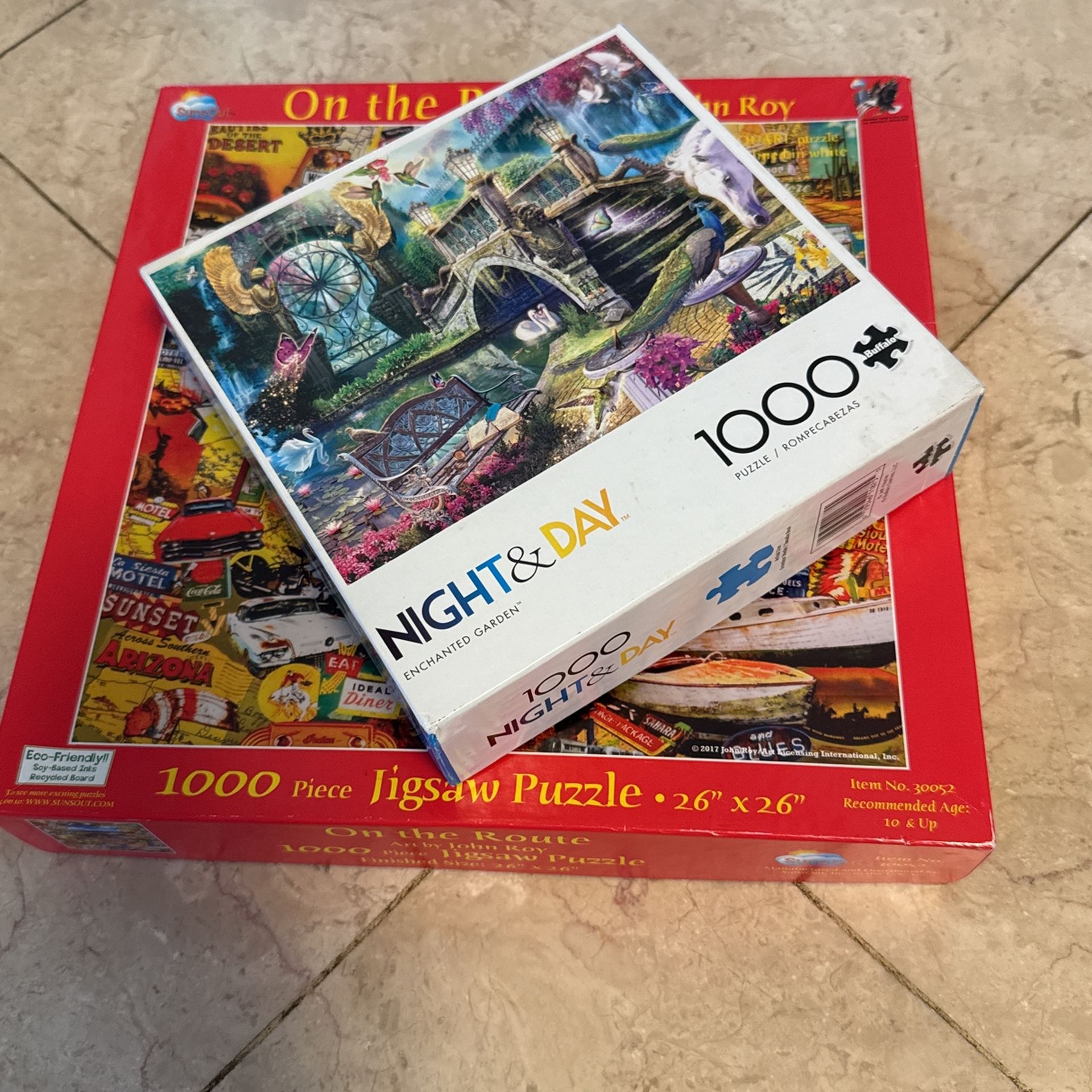 Bundle of jigsaw puzzles