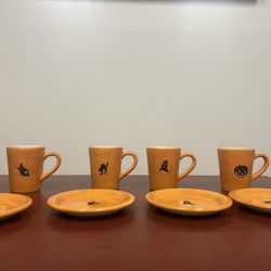 William Sonoma Halloween Mug Set