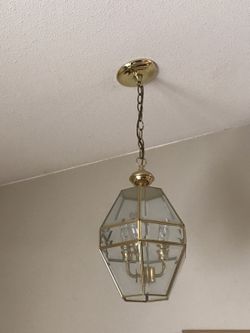 Beautiful Hanging ceiling Brass light fixture
