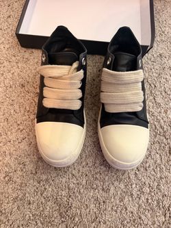 Rick Owens size 8 black and white can ship within 1-2 days