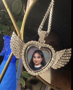 Custom Iced Out RS Photo Necklace
