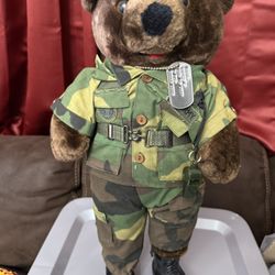 U.S. Army Bear Force of America 20 inch plush Retro Uniform
