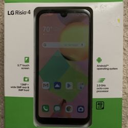 New Cricket LGRisio 4 Prepaid Cell Phone-Reduced!