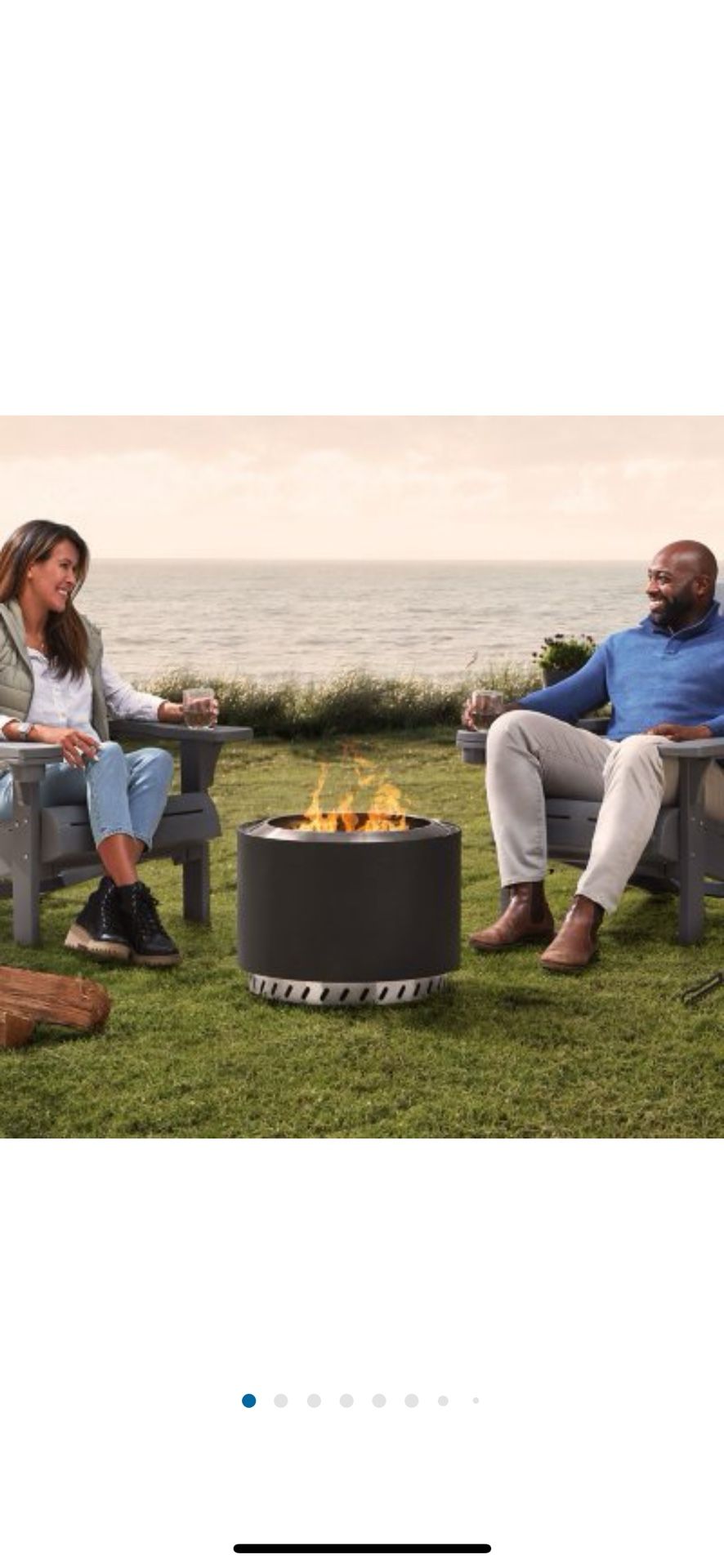 Members Mark 22” Smokeless Wood Fire Pit With All Weather Cover Brand New In Box