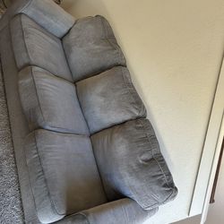 Grey 3 Piece Couch Set