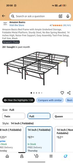 Selling limited use bed frames bought from amazon