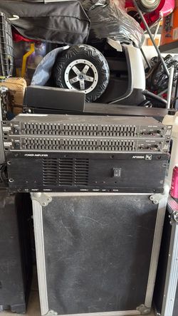 EV power amplifier and 2Rane EQ