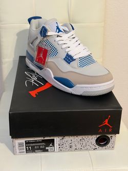Air Jordan 4 Retro Military Blue – Talla 11 Hombre – Nuevos