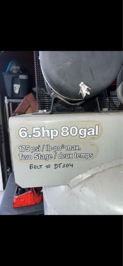 80 gallon air compressor