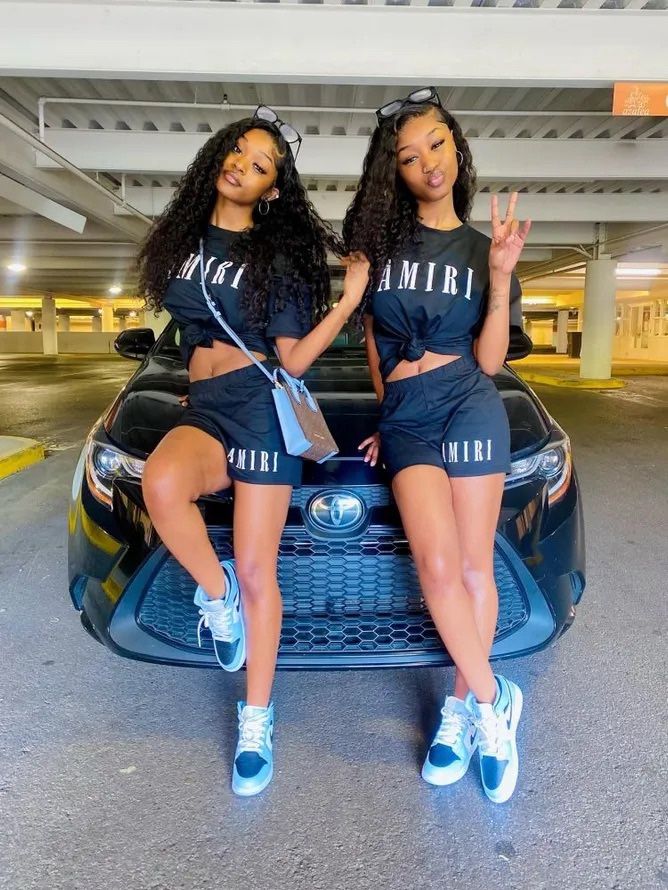 Black AMIRI Short Set