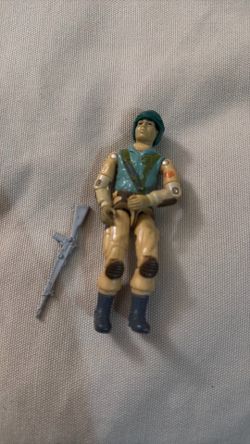Vintage 1983 G.I. Joe Airborne Figure - 100% COMPLETE w/ Helmet & Rifle